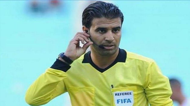 الحكم الدولي الصادق السالمي يتعرض الى حادث مرور