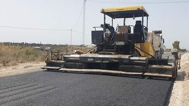 نابل: تقدم أشغال مضاعفة الطريق الجهوية رقم 27 الرابطة بين نابل وقليبية