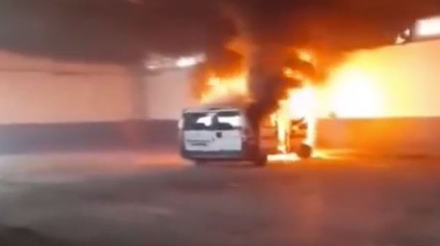 احتراق 'لواج' بمحطة المنصف باي بالعاصمة: التفاصيل (فيديو)