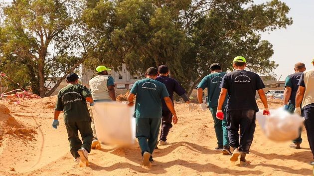 ليبيا: استخراج 46 جثة مجهول الهوية من مقبرة 