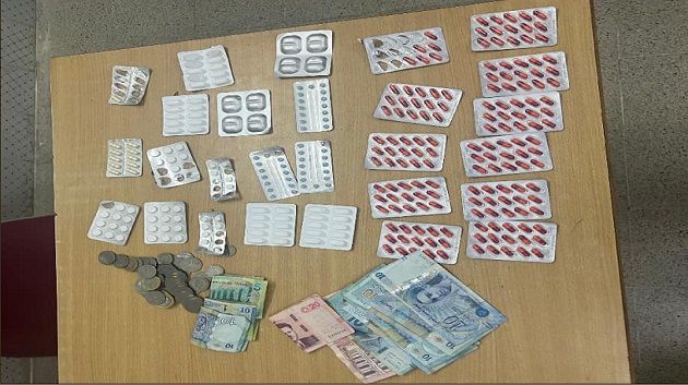 نابل: حجز 293 قرصا مخدّرا في محل لبيع المواد الغذائية