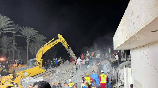 بينهم طفل: وفيات اثر انهيار عمارة في ليبيا