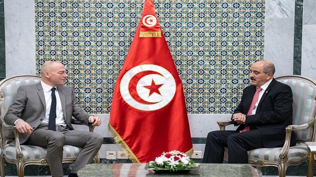 وزير الخارجية يلتقي رئيس الوفد السويسري في أشغال لجنة متابعة تنفيذ الشراكة التونسية -السويسرية