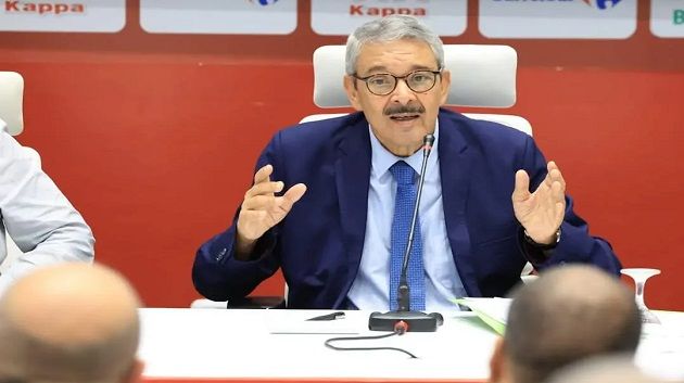 كمال إيدير: إجتماع مع الأندية لمناقشة المشاركة في 'الشان' من عدمها