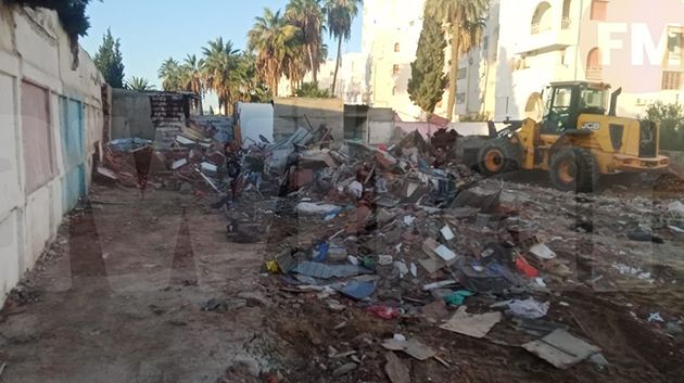 المنستير : إزالة الانتصاب الفوضوي من سوق ليبيا