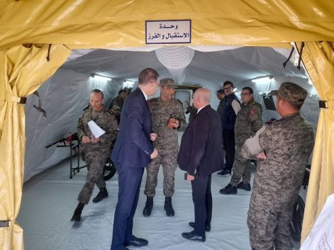 مستشفى ميداني ببئر علي بن خليفة ونقل أقسام من مستشفى الهادي شاكر إلى المستشفى العسكري بطينة