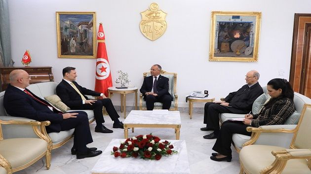 رئيس الحكومة يستقبل المنسّق المقيم لمنظمة الأمم المتّحدة بتونس