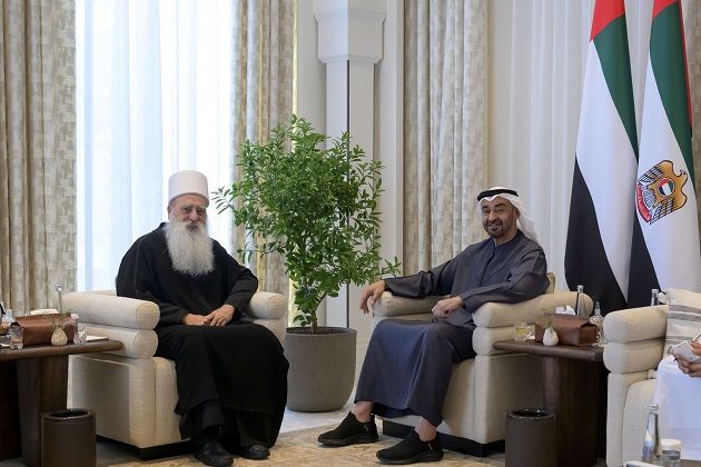 الشيخ محمد بن زايد يستقبل زعيم الطائفة الدرزية في إسرائيل