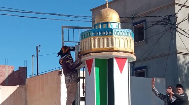 قفصة: تنصيب مجسم القدس ببادرة من أبناء 'حيّ الأمل الطرابلسية'