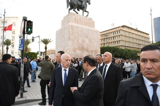 رئيس الجمهورية يؤدي زيارة الى مقر الحكومة ويلتقي عددا من المواطنين 