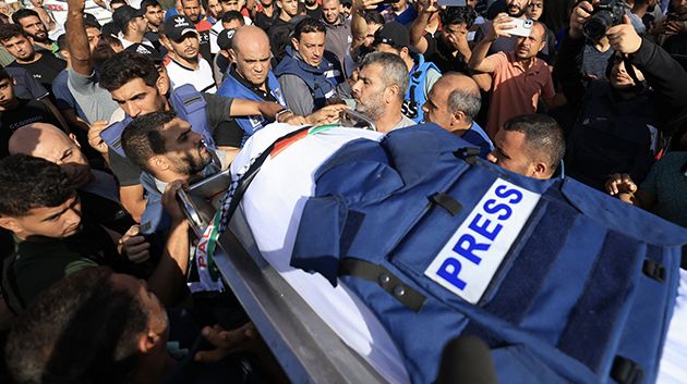 ارتفاع حصيلة عدد الشهداء الصحفيين بغزة إلى 204
