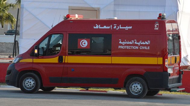 الكاف: وفاة شخص وإصابة آخر في حادث انزلاق سيارة