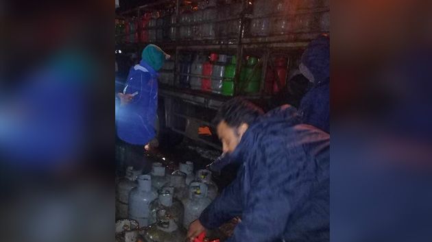 الكاف: وصول كميات من قوارير الغاز المنزلي‎