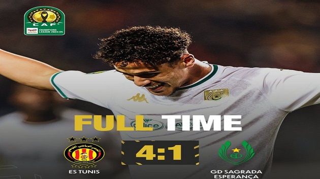 دوري أبطال افريقيا:الترجي الرياضي يفوز على ساغرادا الأنغولي