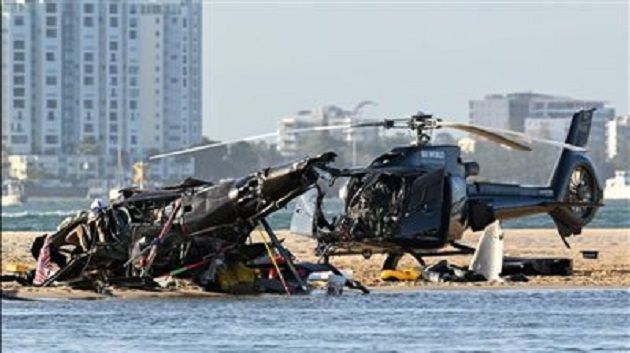 لا ناجين من حادث اصطدام مروحية عسكرية بطائرة ركاب في واشنطن