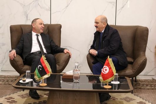 فحوى لقاء وزير الخارجية مع نظيره الليبي