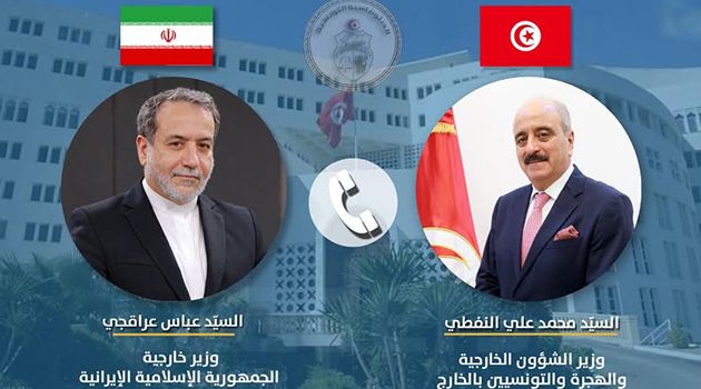 وزير الخارجية يتلقى اتصالا هاتفيا من نظيره الإيراني