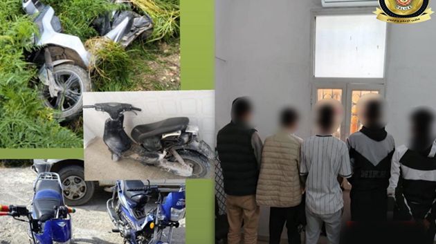 قليبية: الإطاحة بعصابة لسرقة الدراجات النارية