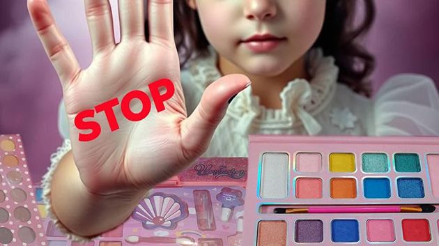 وزارة الصحة تحذّر من مخاطر مستحضرات التجميل للأطفال
