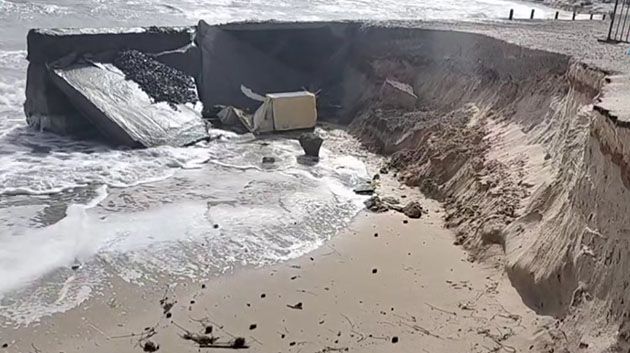 المهدية: إعطاء إشارة انطلاق مشروع حماية شاطئ بن نجيمة من الإنجراف‎ البحري