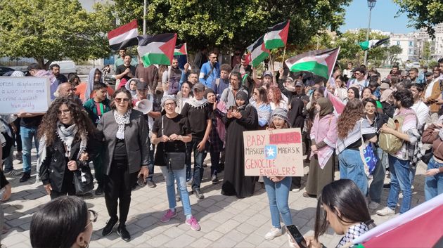 مسيرة للمطالبة بسنّ قانون لتجريم التطبيع