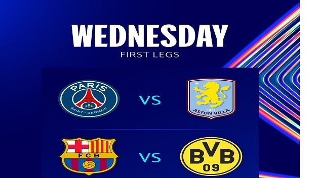 دوري أبطال أوروبا: برشلونة في طريق مفتوح وأستون فيلا يتحدى باريس سان جيرمان