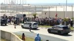 تحرك شعبي في ميناء طنجة احتجاجا على مرور سفينة تحمل معدات أسلحة متجهة الى الكيان
