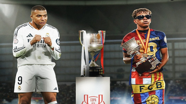 كلاسيكو مشوق الليلة بين برشلونة و ريال مدريد في نهائي كأس الملك
