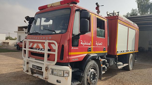 اخماد حريق نشب بمخبر فيزياء تابع للمعهد الثانوي بمنزل بوزلفة