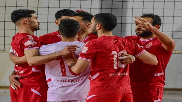 الكرة الطائرة: النجم يفوز على الصفاقسي و يتأهل الى نهائي كأس تونس