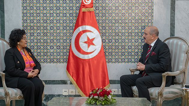 وزير الخارجية يبحث مجالات التعاون مع المديرة التنفيذية لوكالة الاتحاد الافريقيّ للتنمية