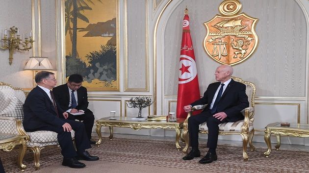 رئيس الجمهورية يستقبل عضو المكتب السياسي للجنة المركزية للحزب الشيوعي الصيني 