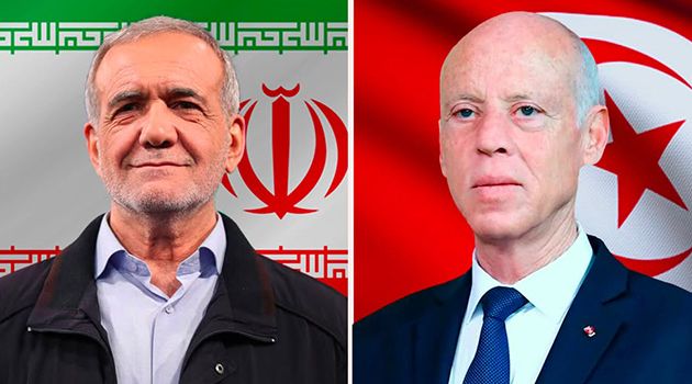 مكالمة هاتفية بين رئيس الجمهورية ونظيره الإيراني