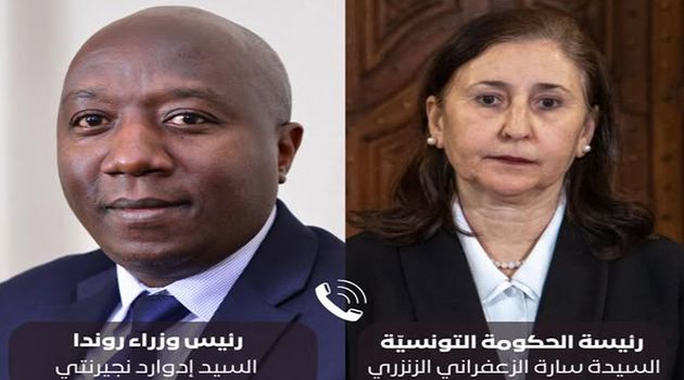 رئيسة الحكومة تتلقى مكالمة هاتفية من نظيرها الرواندي 