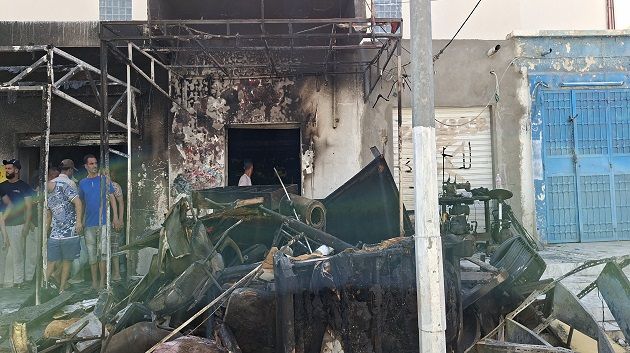 قفصة: نشوب حريق بمحل لتغليف الصالونات‎