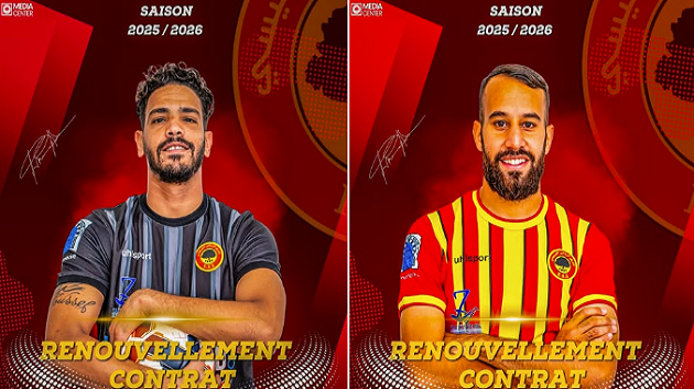 الترجي الجرجيسي يُجدد عقدي الشرفي والتاجوري 