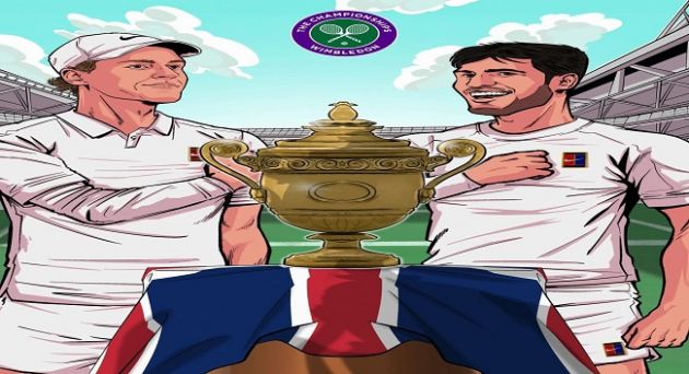 مواجهة نارية بين ألكاراز وسينر فى نهائي ويمبلدون