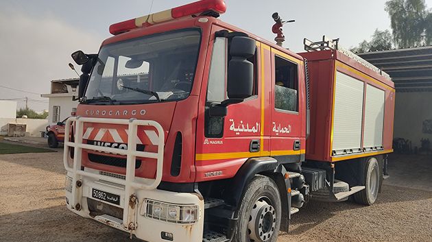 قابس: السيطرة على حريق نشب بمستودع للعجلات المطاطية المستعملة ببوشمة