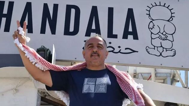 رابطة حقوق الإنسان تدعو إلى التدخل للإفراج عن التونسي المشارك في سفينة 'حنظلة'