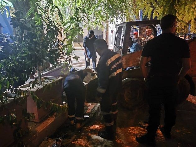 تواصل الحملة البلدية المشتركة لتحرير الأرصفة وسط العاصمة