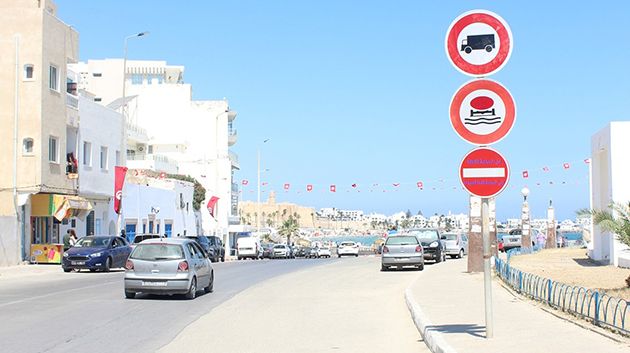 بلدية المنستير: تركيز علامات مرورية على طول طريق شاطئ القراعية