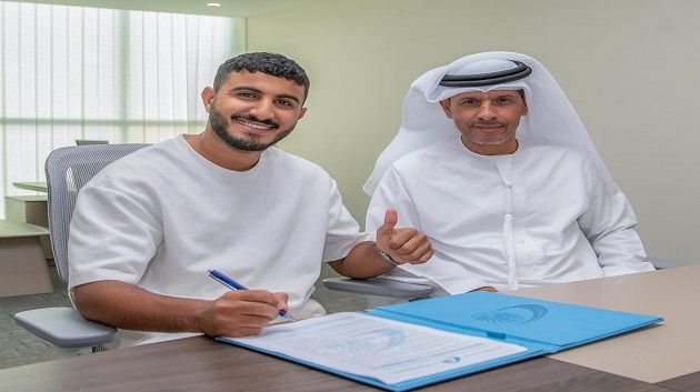 بني ياس الاماراتي يعلن رسميا تعاقده مع اللاعب أسامة عبيد