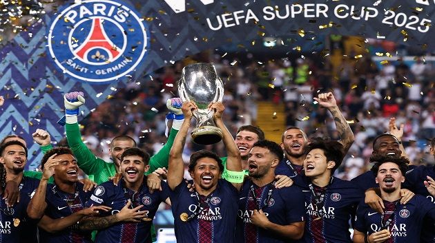  بعد الفوز بكأس السوبر الأوروبي: موسم تاريخي لباريس سان جيرمان