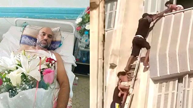 'بطل' حريق صفاقس: آخر تطورات الحالة الصحيّة لـ 'بدر خوذي' (فيديو)