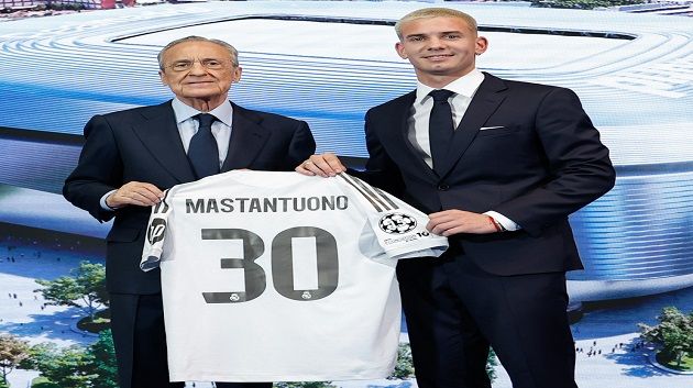 ريال مدريد يقدّم نجمه الأرجنتيني الجديد فرانكو ماستانتونو