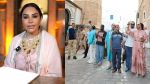 من المدينة العتيقة إلى قصر النجمة الزهراء.. جولة سياحيّة للفنانة أحلام في تونس 
