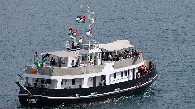 أسطول الصمود يعود إلى برشلونة بسبب سوء الأحوال الجوية