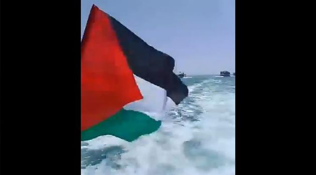 خرجة بحرية بميناء جرجيس اسنادا لقافلة الصمود البحرية المغاربية لكسر الحصار (فيديو)