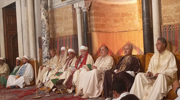 موكب مهيب بجامع الزيتونة للاحتفال بذكرى المولد النبوي الشريف (صور) 