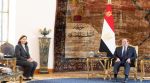 السيسي يستقبل رئيسة الحكومة